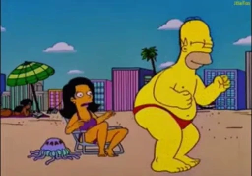 🕺 Стикер «Simpson» для Telegram