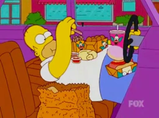 🥙 Стикер «Simpson» для Telegram