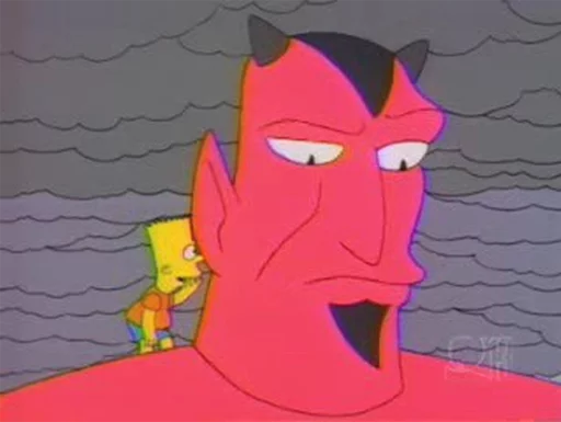 👿 Стикер «Simpsons» для Telegram