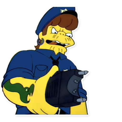 👮 Стикер «Simpsons» для Telegram