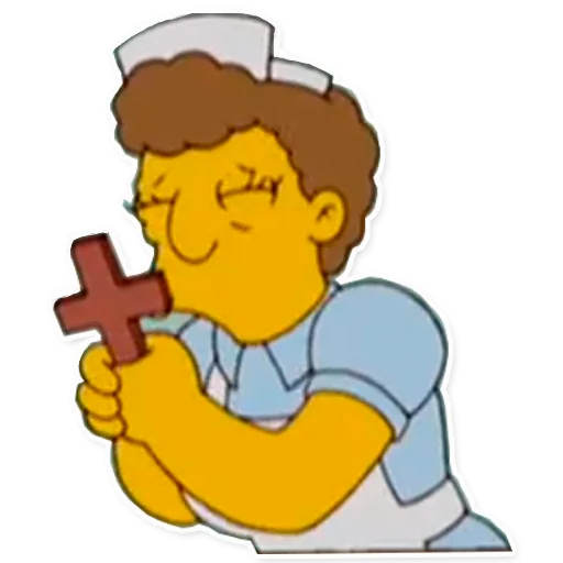 ⛪ Стикер «Simpsons» для Telegram
