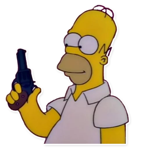 🔫 Стикер «Simpsons» для Telegram