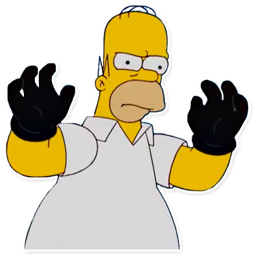 😡 Стикер «Simpsons» для Telegram
