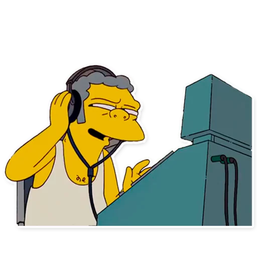🎧 Стикер «Simpsons» для Telegram