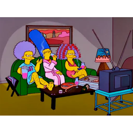 🚬 Стикер «Simpsons» для Telegram
