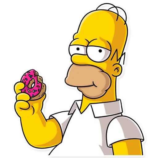 🍩 Стикер «Simpsons» для Telegram