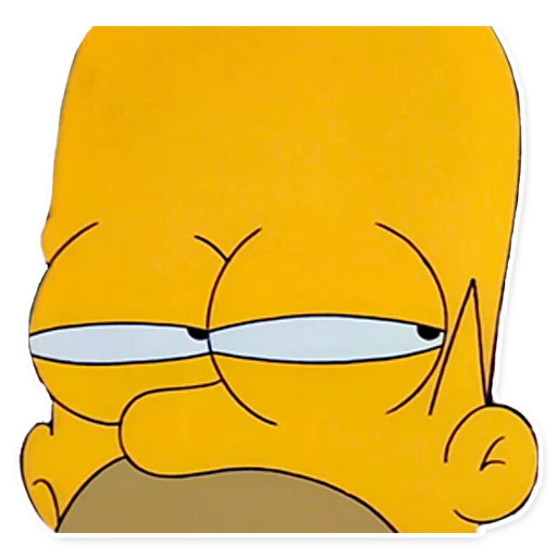 😑 Стикер «Simpsons» для Telegram