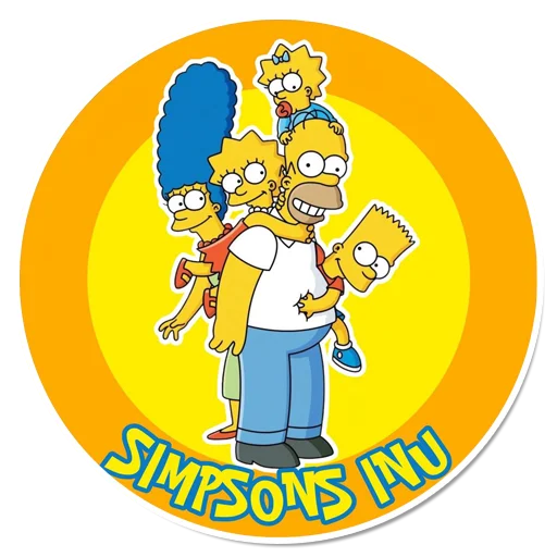 Стикерпак SIMPSONS INU для Telegram