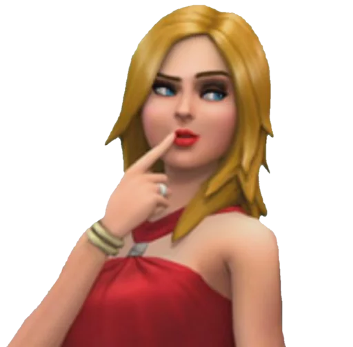 🤔 Стикер «? SIMS4 ?» для Telegram