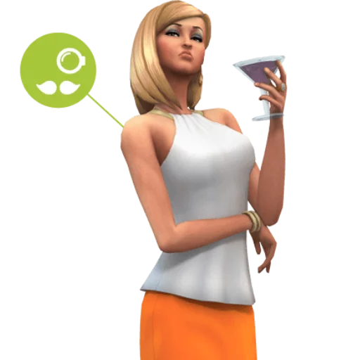 🍸 Стикер «? SIMS4 ?» для Telegram