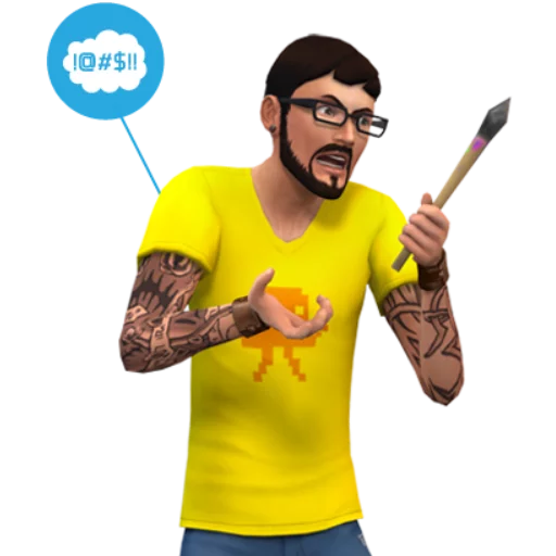😲 Стикер «? SIMS4 ?» для Telegram