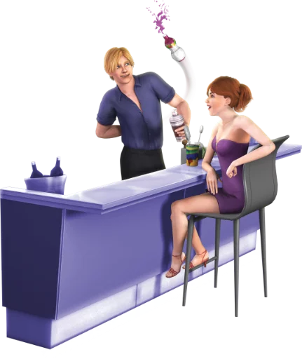 🍾 Стикер «? SIMS4 ?» для Telegram