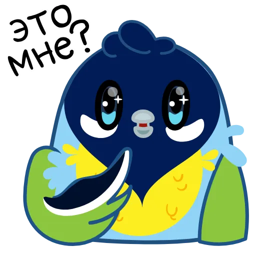 Стикер 23 Синичка
