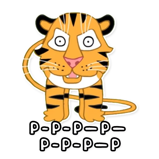 🐯 Стикер «Синий трактор» для Telegram