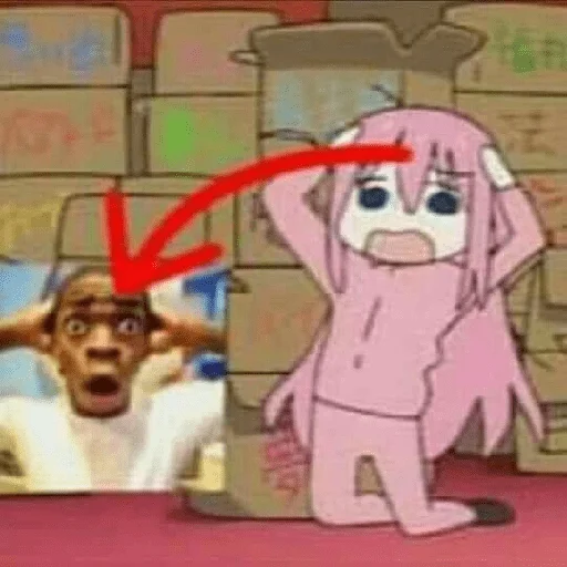 😦 Стикер «Bocchi the nigga» для Telegram