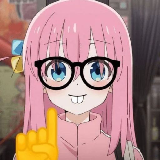 ☝️ Стикер «Bocchi the nigga» для Telegram