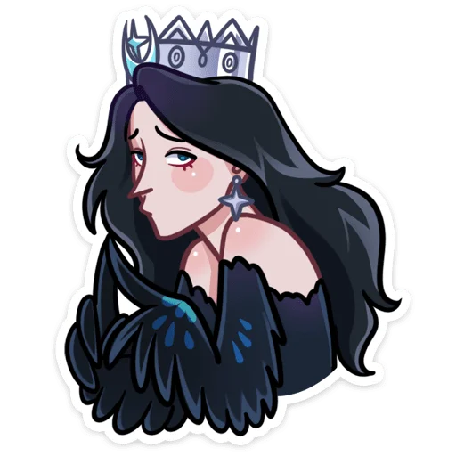 😗 Стикер «Сирин» для Telegram