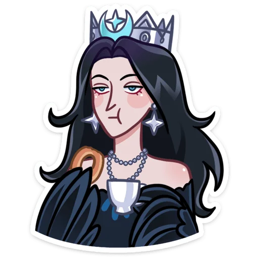 👩 Стикер «Сирин» для Telegram