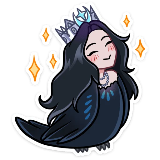 👩 Стикер «Сирин» для Telegram