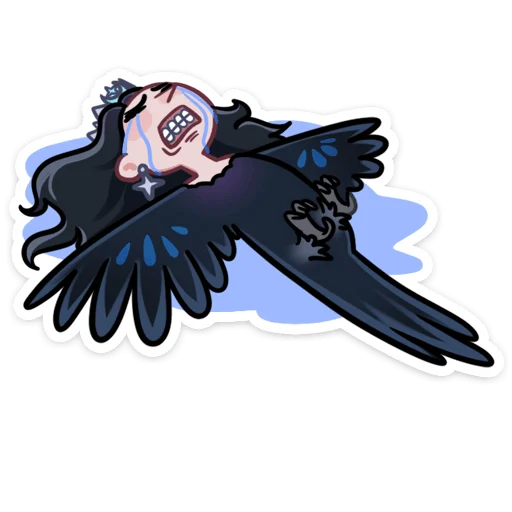 😭 Стикер «Сирин» для Telegram