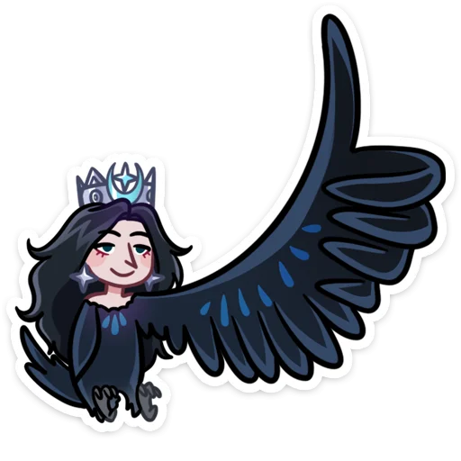 👍 Стикер «Сирин» для Telegram