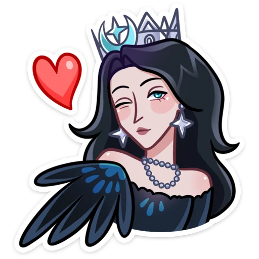 😘 Стикер «Сирин» для Telegram