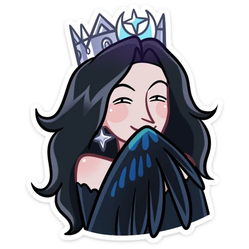 👩 Стикер «Сирин» для Telegram