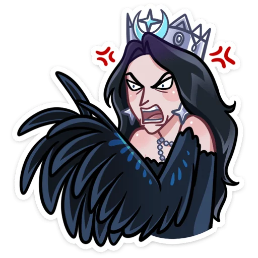 👩 Стикер «Сирин» для Telegram