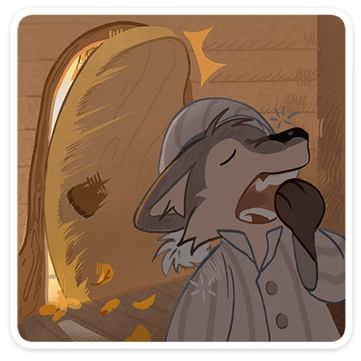 ⭐ Стикер «Сырник» для Telegram