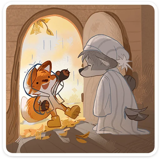 ⭐ Стикер «Сырник» для Telegram