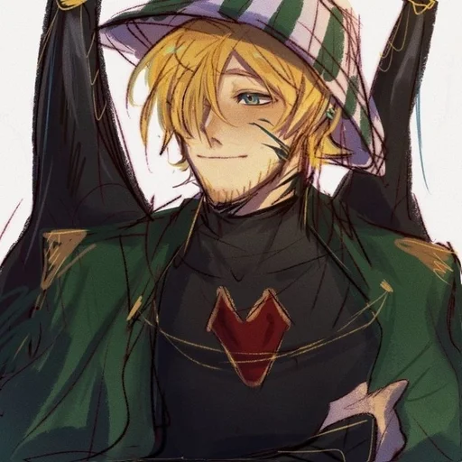 😊 Стикер «Kisuke Urahara» для Telegram