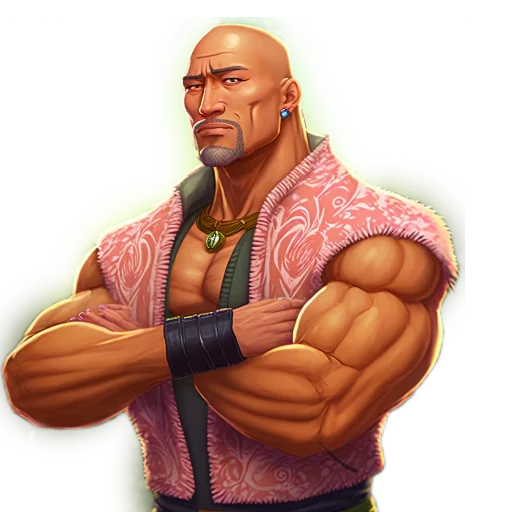 😎 Стикер «Скала Дуэйн Джонсон (Dwayne Johnson)» для Telegram