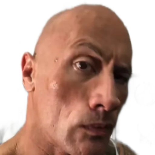 🤨 Стикер «Скала Дуэйн Джонсон (Dwayne Johnson)» для Telegram