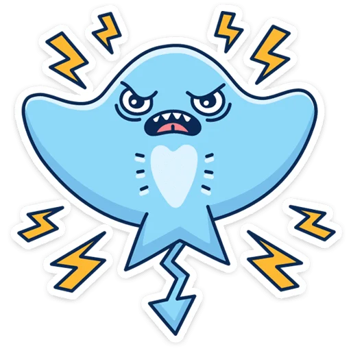 😡 Стикер «Скат Маячок» для Telegram