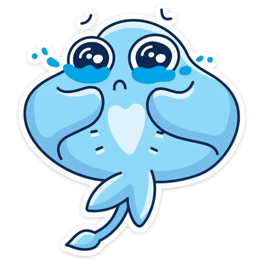 😭 Стикер «Скат Маячок» для Telegram