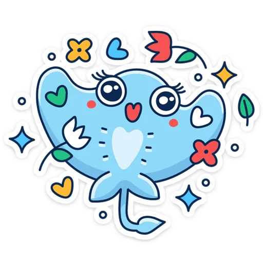 🎊 Стикер «Скат Маячок» для Telegram