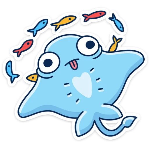 😝 Стикер «Скат Маячок» для Telegram