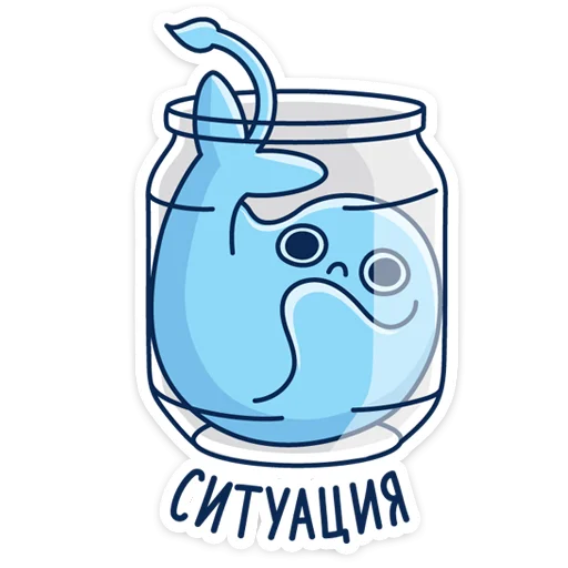 🤔 Стикер «Скат Маячок» для Telegram