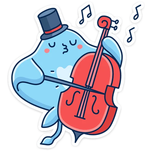 🎶 Стикер «Скат Маячок» для Telegram