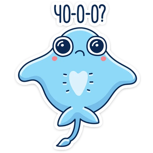 ❓ Стикер «Скат Маячок» для Telegram