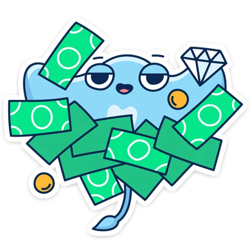 💸 Стикер «Скат Маячок» для Telegram
