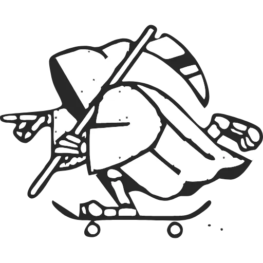 Стикер 11 Skate Or Die