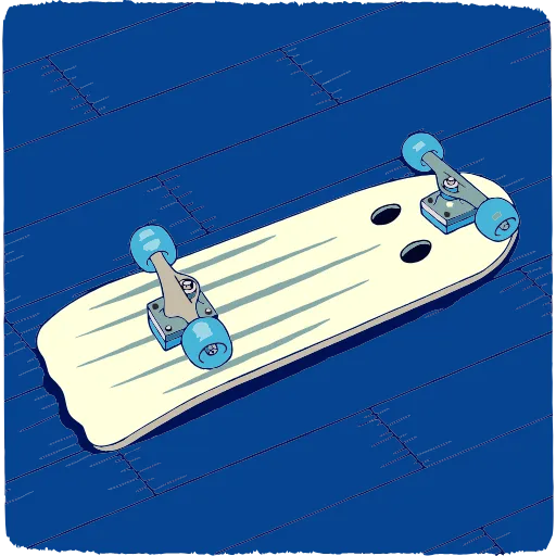 Стикер 52 Skate Or Die