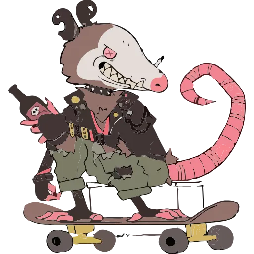 Стикер 21 Skate Or Die