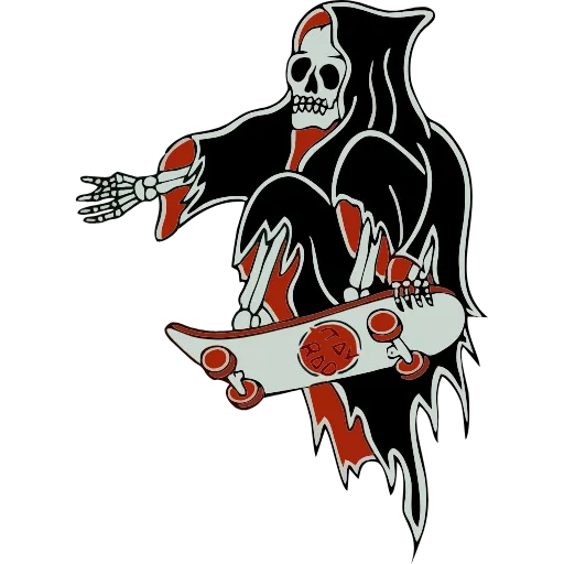 Стикер 12 Skate Or Die
