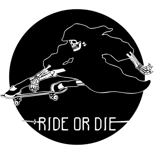 Стикер 35 Skate Or Die