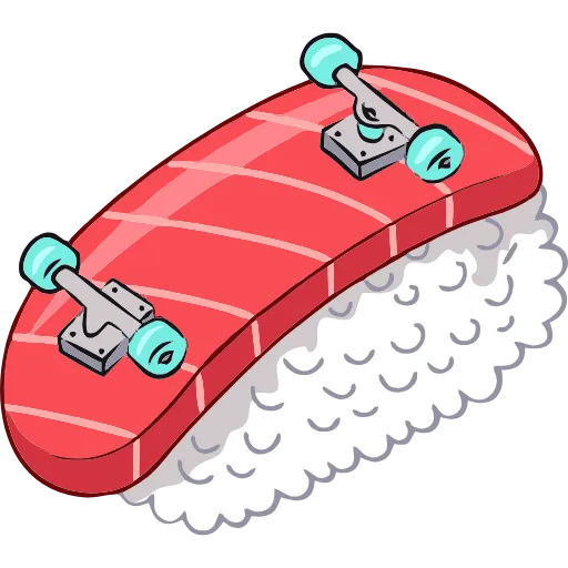 Стикер 54 Skate Or Die