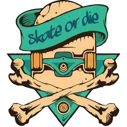 Стикер 6 Skate Or Die