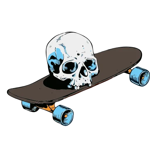 Стикер 33 Skate Or Die