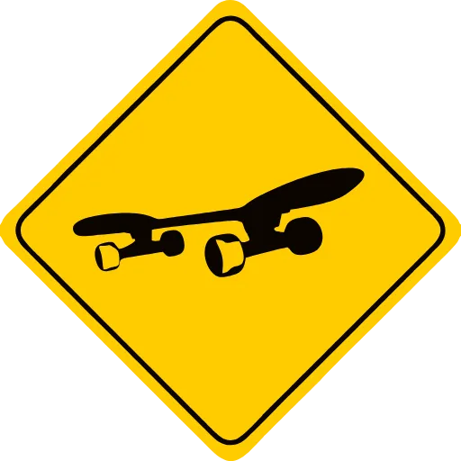 Стикер 18 Skate Or Die